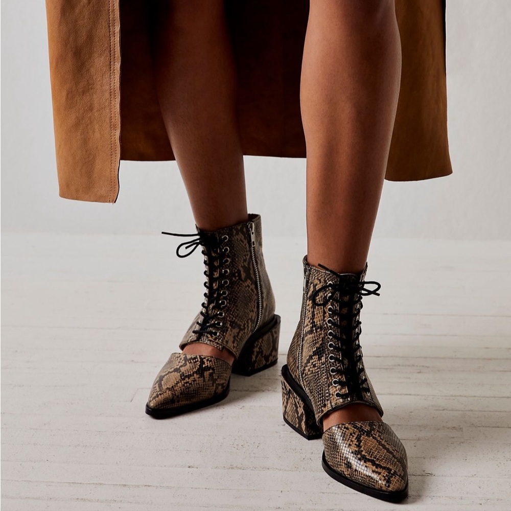 Free People Charlotte Corset Boots